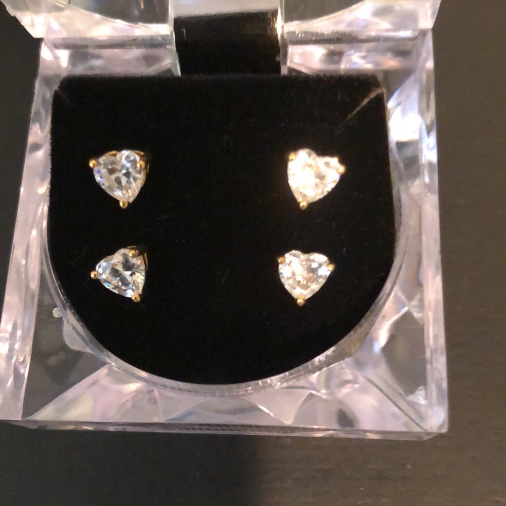 Two Pairs of Heart Stud Earrings New in Box! - Picture 4 of 10